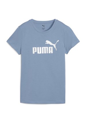 LOGO  - T-shirt imprimé - cool blue metallic silver