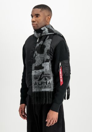 Alpha Industries, CAMOFLUFF SCARF UNISEX - Schal - black camo