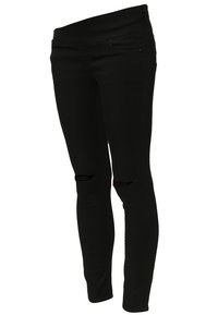 Topshop Maternity Džíny Slim Fit - black