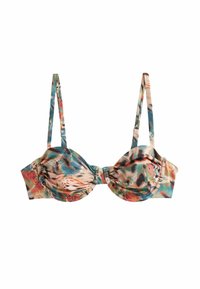 Next - Haut de bikini - teal pink metallic animal Image miniature 1