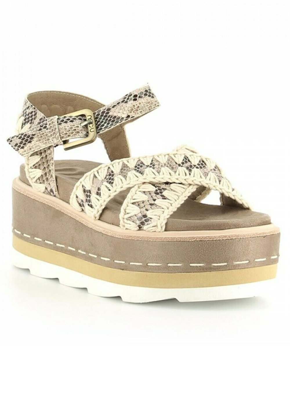Mou RKSNA - Sandalias de cuña - brown/marrón - Zalando.es