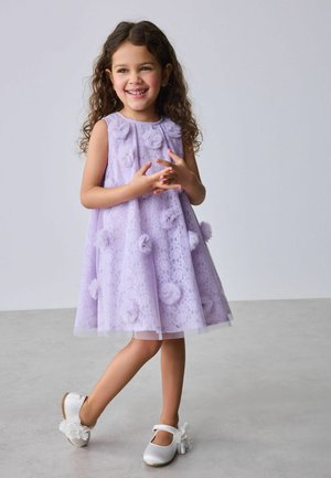 REGULAR FIT - OVERLAY CORSAGE - Hverdagskjole - lilac purple