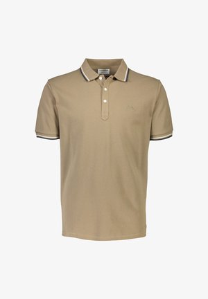 Lindbergh, CONTRAST PIPING - Polo - dk stone