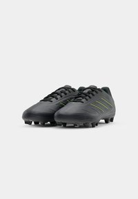 adidas Performance COPA PURE - Fotballsko til fast underlag - core black/solid grey/lucid lemon