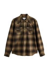 REGULAR FIT - WESTERN STYLE LONG SLEEVE CHECK - Marškiniai - brown