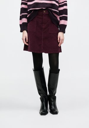 VIFROST - A-lõikeline seelik - dark purple