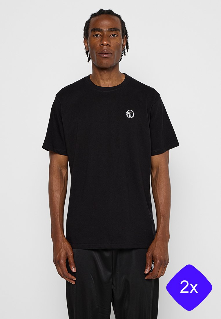 Sergio Tacchini T-shirt basic zwart