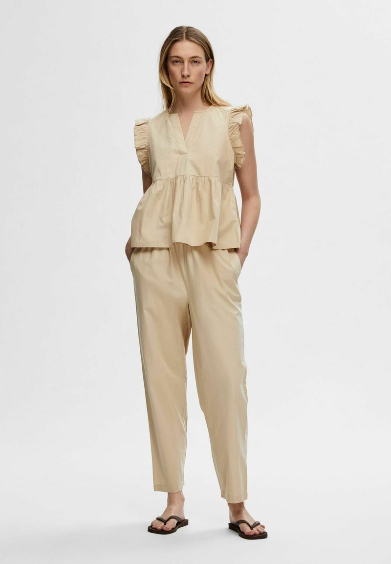 Selected Femme Tuniek beige