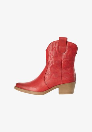 Salinyang, Bottines de cowboy / motard - rot