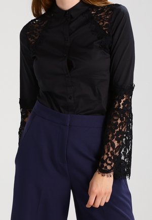 Overhemdblouse - black