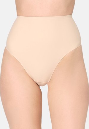 NUR DIE, HIGHWAIST CONTOUR STRING MEDIUM SHAPING - Shapewear - beige