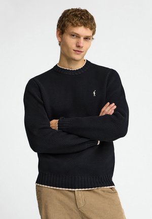 Polo Club, PULLOVER MAN RIGBY GO MILE LONG SLEEVE REGULAR FIT - Jersey de punto - navy-beige