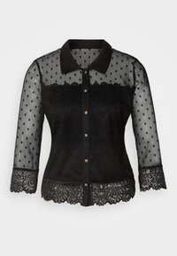 Button-down blouse - noir