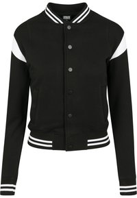 Urban Classics INSET COLLEGE - Giacca da mezza stagione - black/white