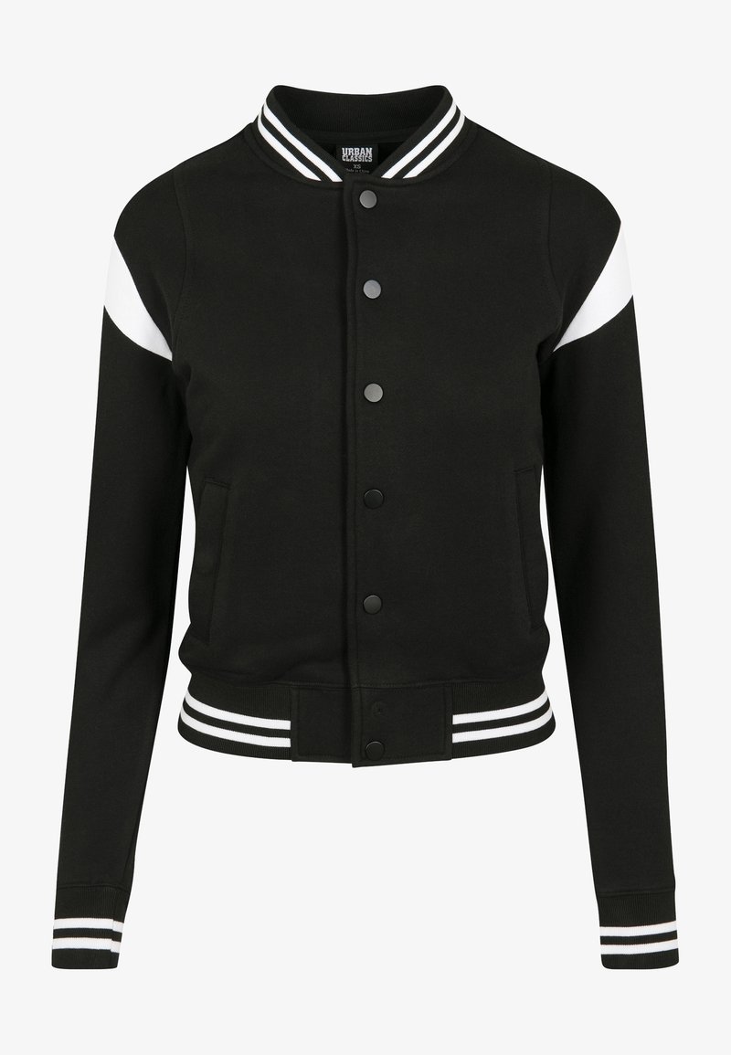 Urban Classics INSET COLLEGE - Giacca da mezza stagione - black/white