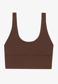 MEDIUM SUPPORT SPORTS BRA WITH SCOOP BACK - Sport-bh met medium support - brown