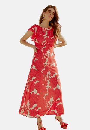 Friends Like These PETITE FIT - FLUTTER SLEEVE EMPIRE  - Vestito lungo - red floral