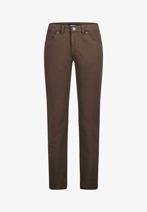 Atelier Gardeur POCKET BILL - Straight leg jeans - chocolate brown