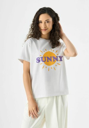 T-shirt print - weiß