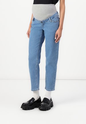 OLIVIA REGULAR ANKLE - Straight leg jeans - light blue denim