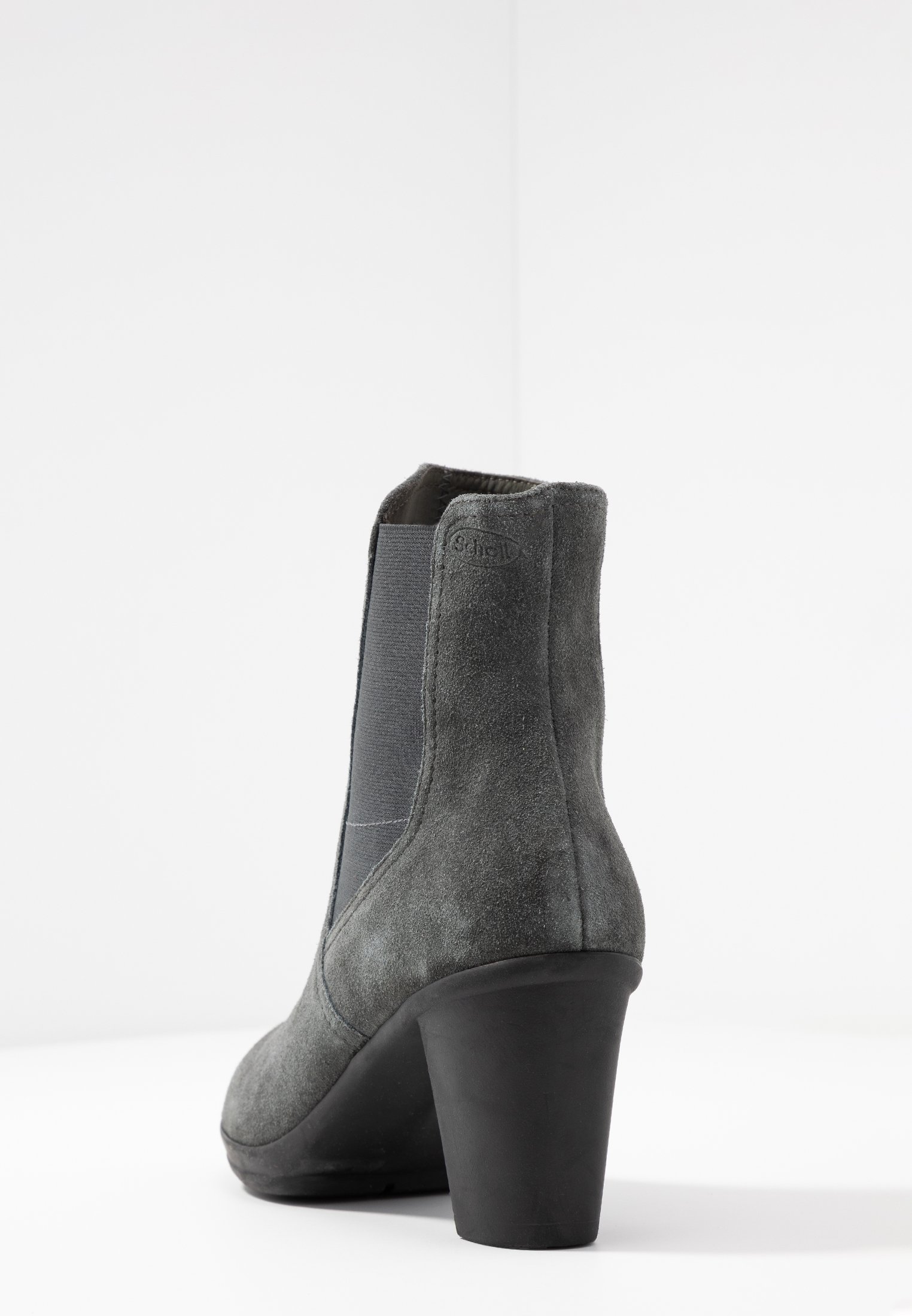 grey leather ankle boots uk