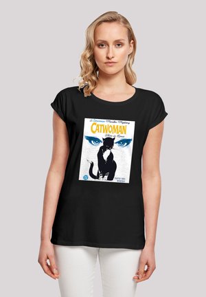 F4NT4STIC DC COMICS BATMAN CATWOMAN WHEN IN ROM - T-shirts med print - black
