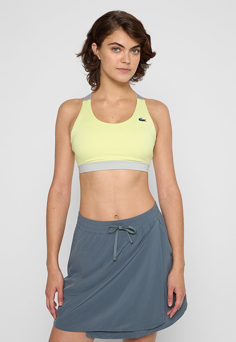 Lacoste Sport Sport-bh met medium support geel Lacoste Sport Sport-bh met medium support geel