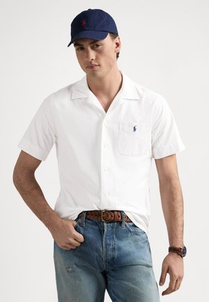 CLASSIC FIT OXFORD CAMP SHIRT - Πουκάμισο - white