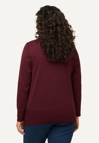 Ulla Popken Gilet - dark red