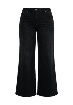 MIAMODA, JEANS, EXTRA WEITES BEIN, 5-POCKET - Wide leg - black