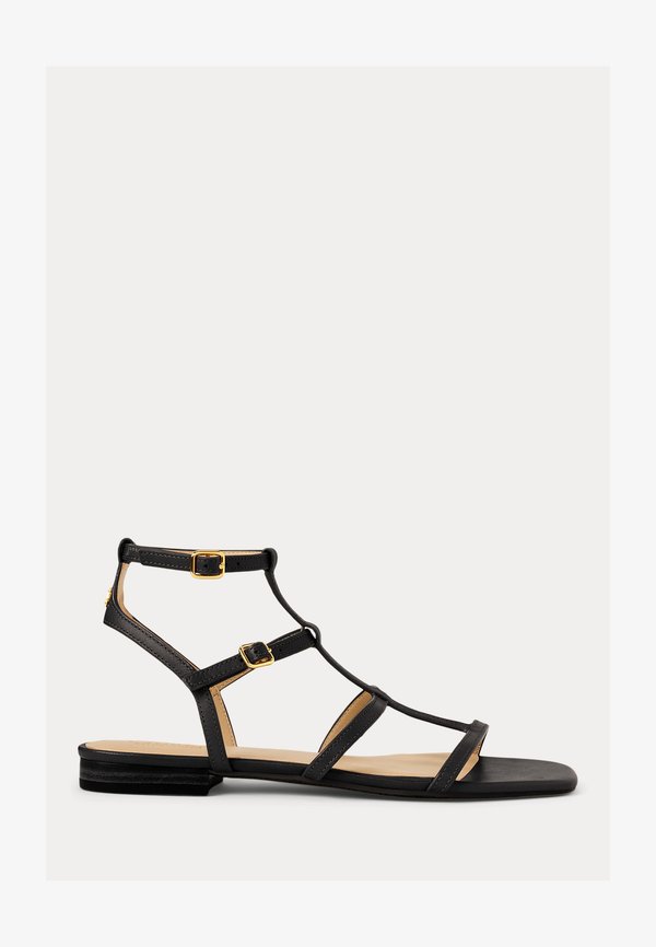 EVERLEY CALFSKIN GLADIATOR SANDAL - T-bar sandals