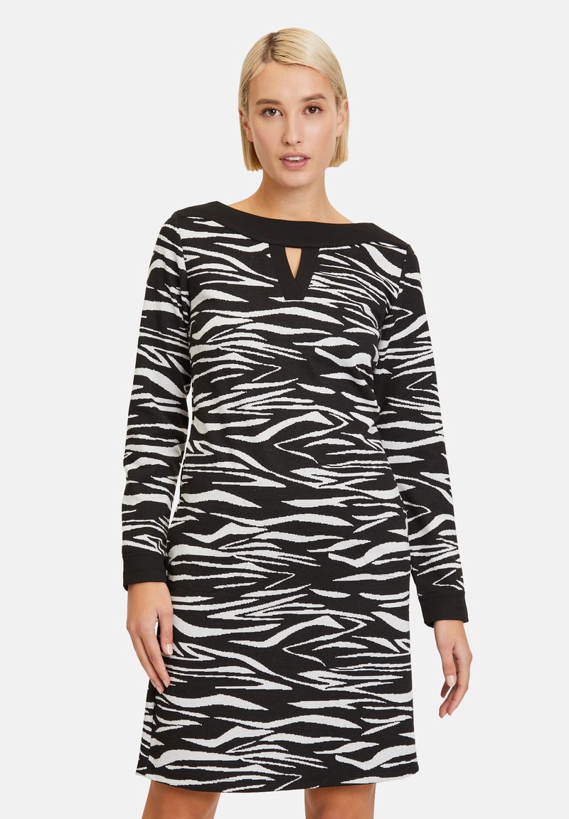 Robe Vintage Betty Barclay Taille 38 - Multicolore, Style évasé, Longueur Genou, En Viscose