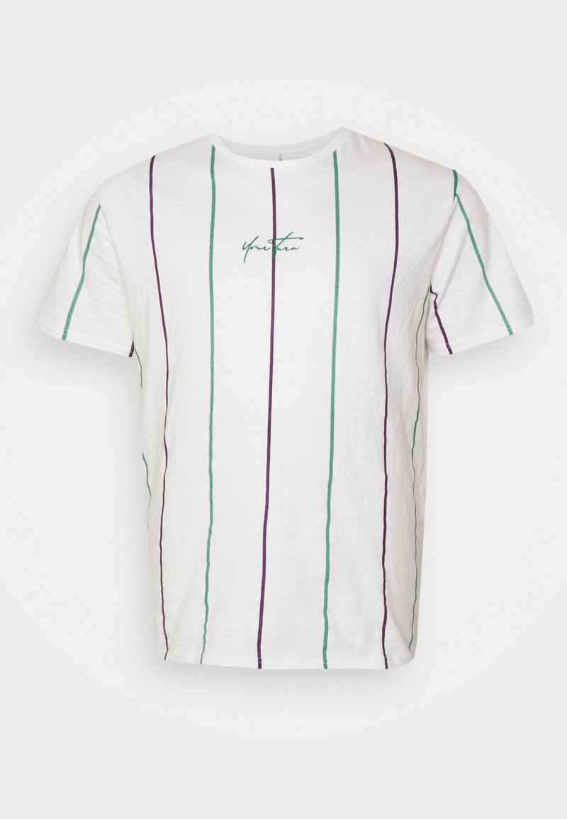 YOURTURN T-shirt print wit YOURTURN T-shirt print wit