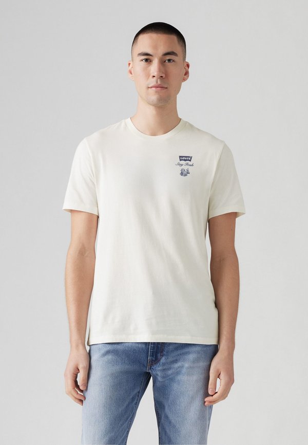 VINTAGE FIT GRAPHIC TEE - Print T-shirt - egret4