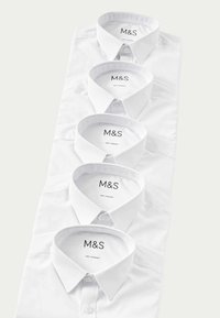 Marks & Spencer 5PK REGULAR FIT EASY TO IRON SCHOOL - Hemd - white