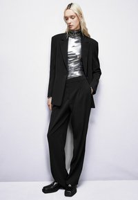 Patrizia Pepe Camisola de manga comprida - black silver