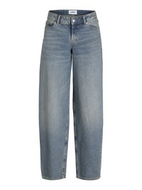 JXHAYLEE BARREL FIT  - Leveälahkeiset - medium blue denim
