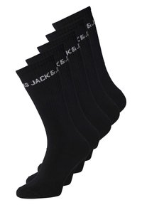 Jack & Jones Junior - BASIC LOGO 5 PACK  - Strømper - black Miniaturebillede 1