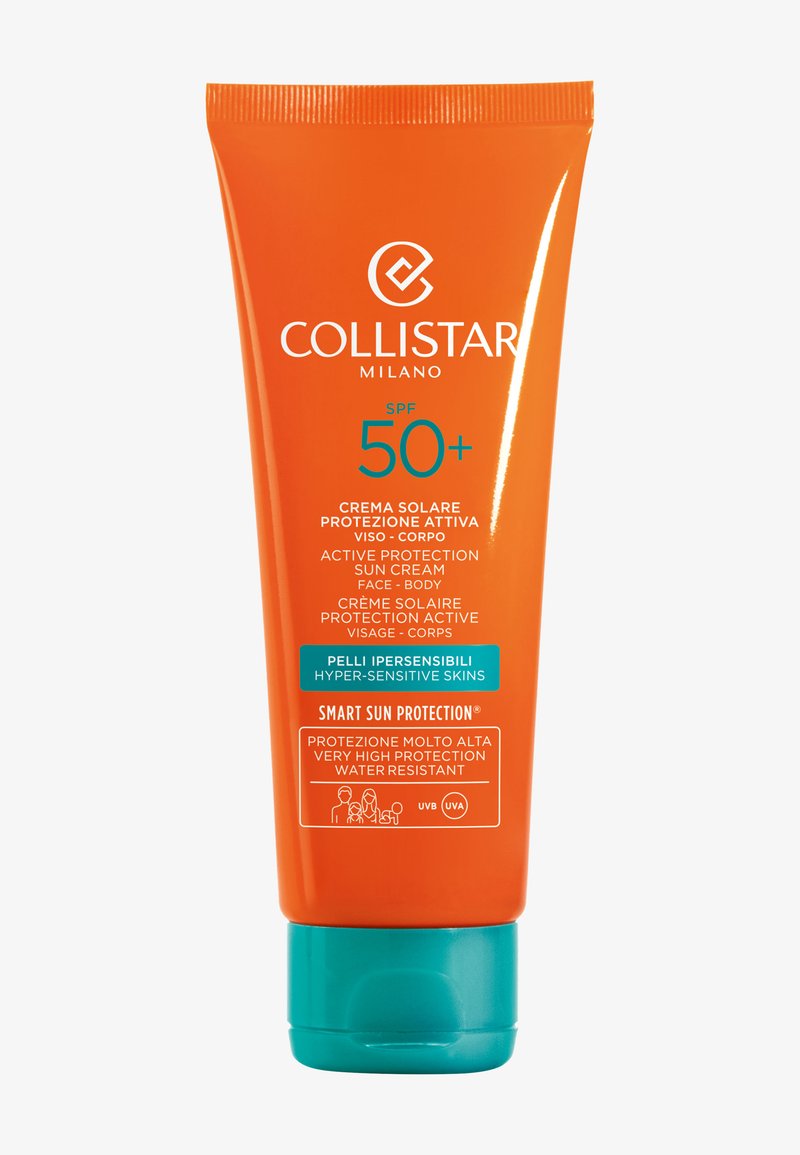 Collistar - ACTIVE PROTECTION SUN CREAM FACE-BODY SPF 50+ - Solskydd, Förstora