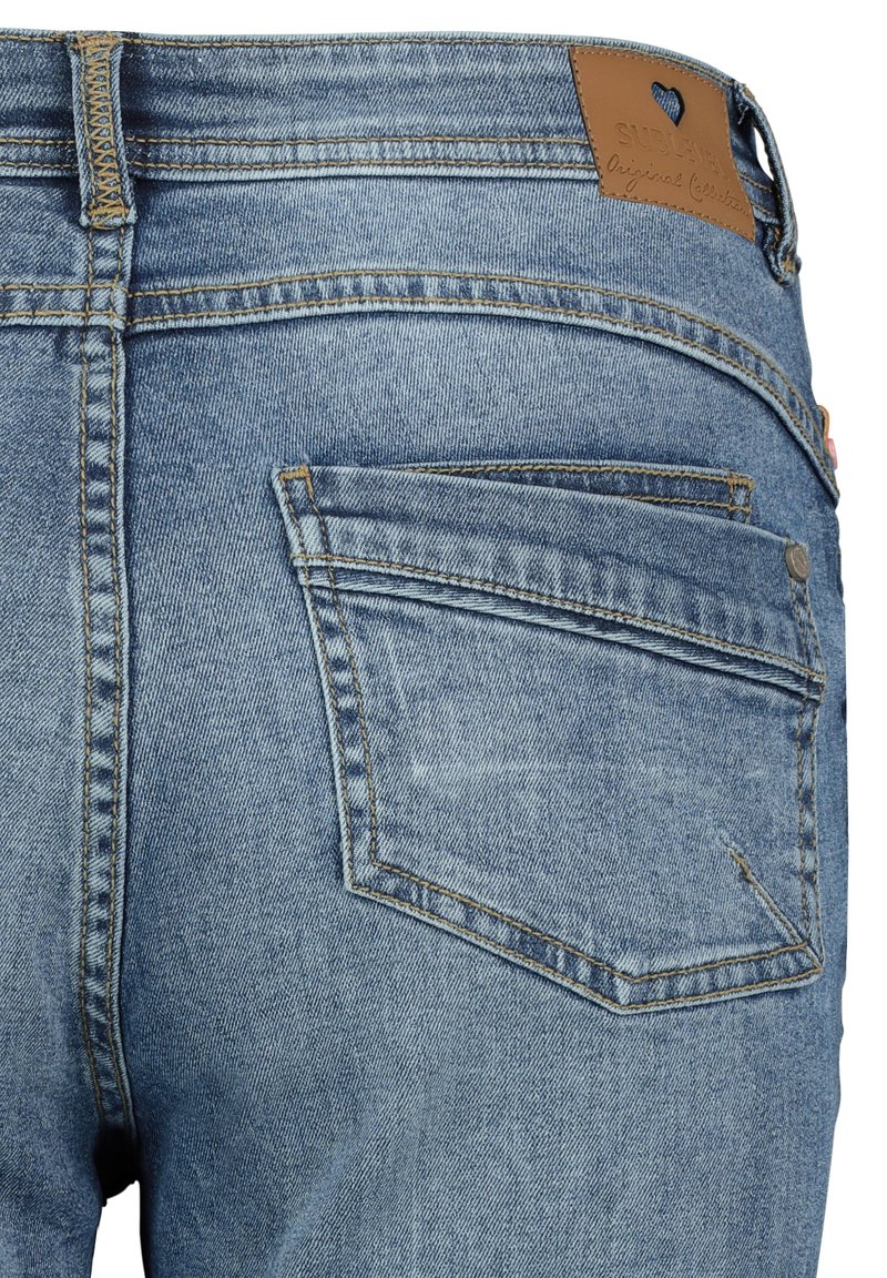 Damen Kleider | Sublevel CAPRI Jeans Shorts middle blue/blau - PI79074 Damen Kleider | Sublevel CAPRI Jeans Shorts middle blue/blau - PI79074