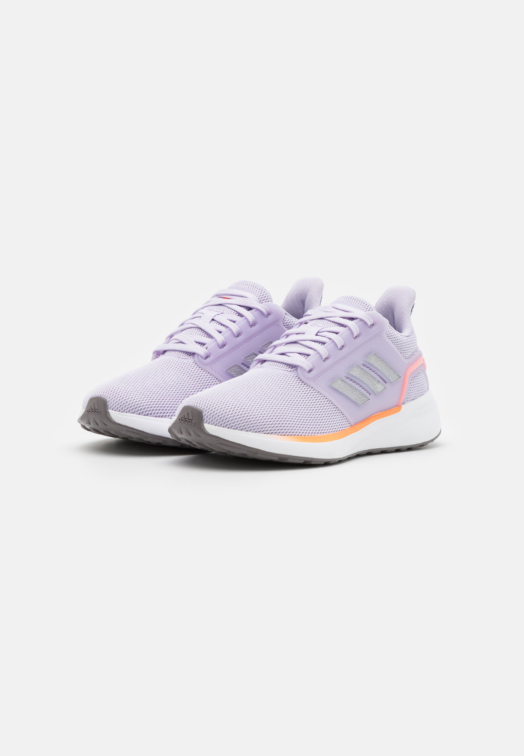 adidas Performance EQ19 RUN - Neutral running shoes - purple tint/matte  silver/screaming orange/lilac - Zalando.ie