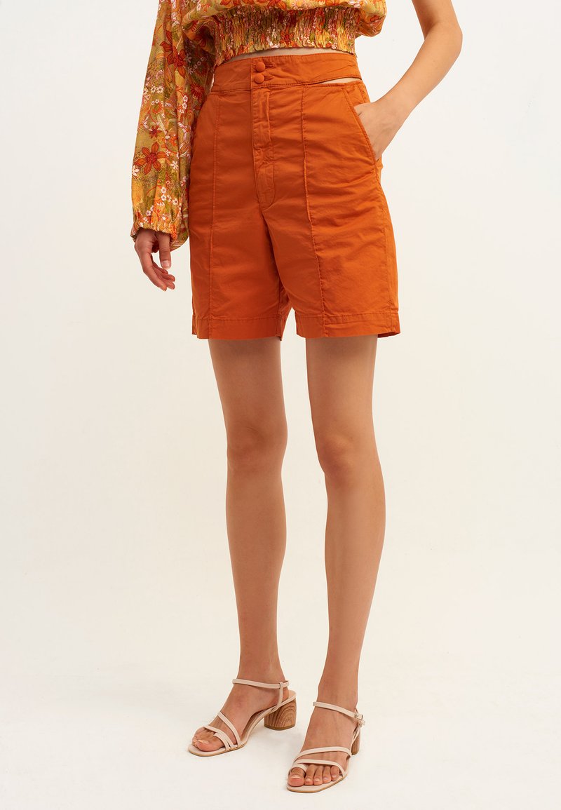 Damen Kleider | OXXO Shorts begonia/senf - KF94796 Damen Kleider | OXXO Shorts begonia/senf - KF94796