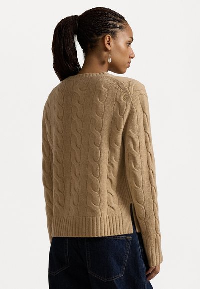 Polo Ralph Lauren CLASSIC LONG SLEEVE - Pulover - camel melange