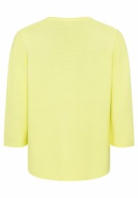 Olsen MIT RUNDHALSAUSSSCHNITT - Strickpullover - hellgelb