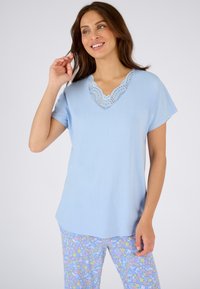 Damart COURT CLIMATYL SET - Pyjama - bleu feuillage