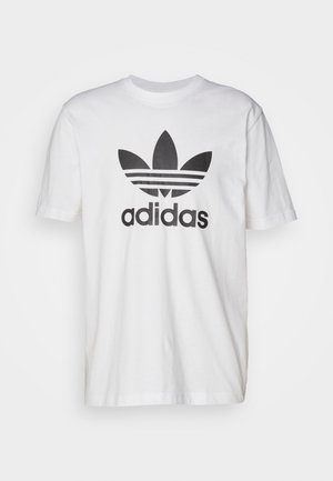 adidas Originals ADICOLOR TREFOIL - T-shirts print - white