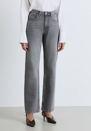 Calliope, JEAN TINTA UNITA - Jeans a sigaretta - grigio denim