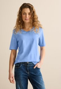Cecil Jednoduché tričko - blau