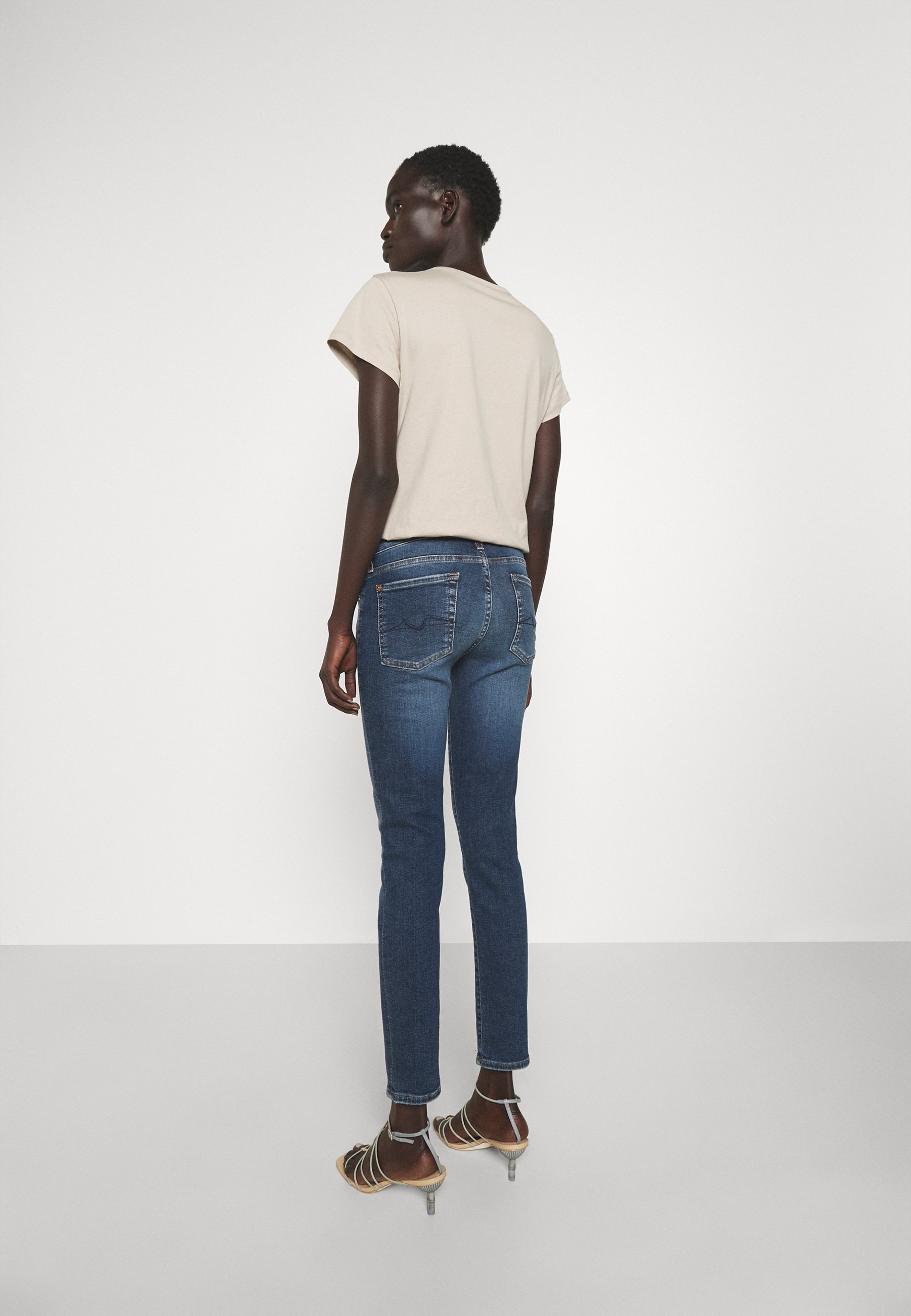 Women PYPER CROP SLIM ILLUSION ABOVE - Jeans Skinny Fit Women PYPER CROP SLIM ILLUSION ABOVE - Jeans Skinny Fit