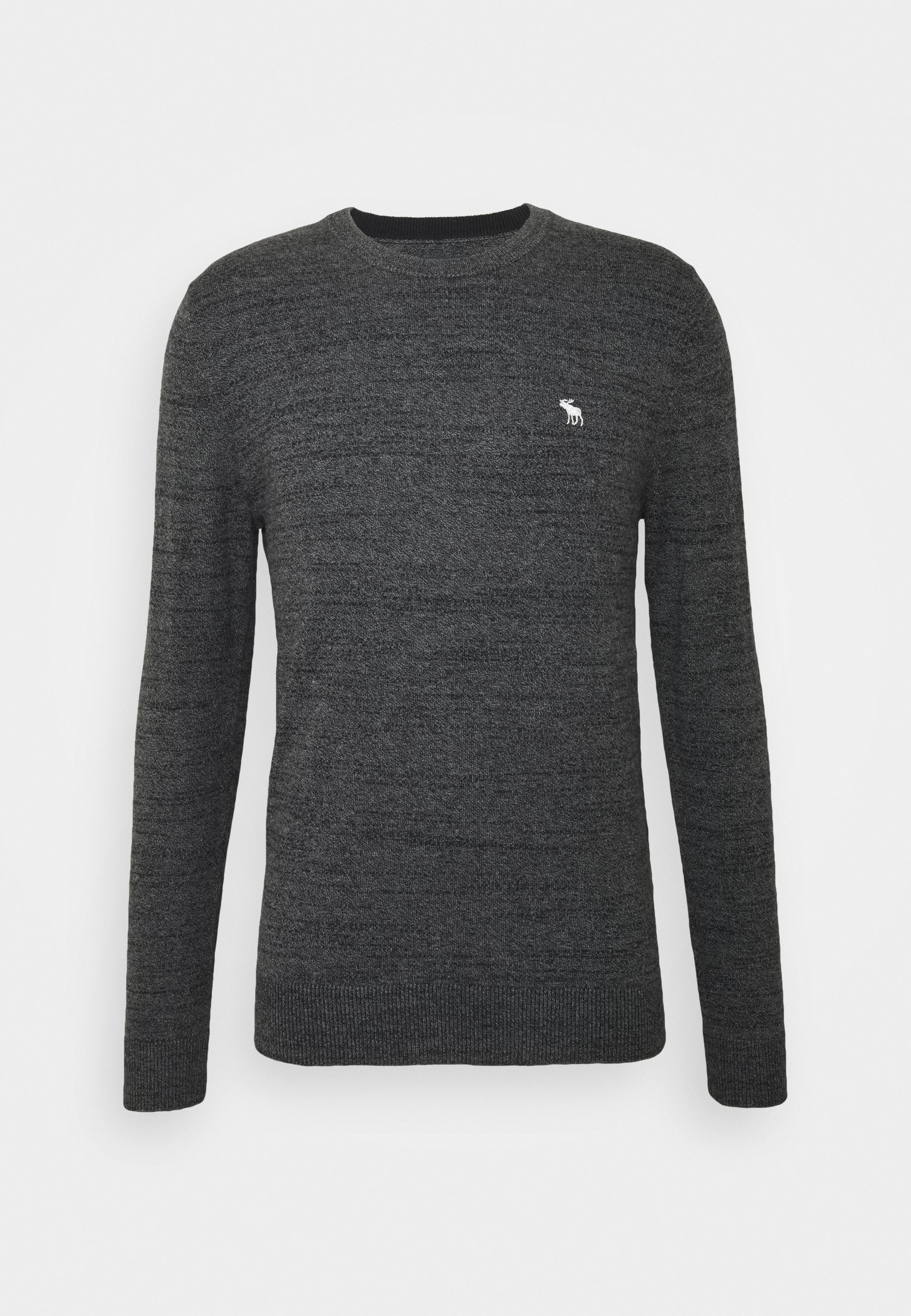 Abercrombie & Fitch CORE ICON CREW Trui textured Grijze Abercrombie & Fitch Truien & vesten heren online